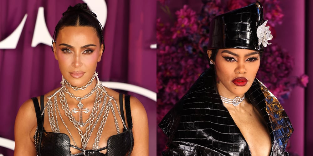 Kim Kardashian and Teyana Taylor Dazzle at London Premiere of All’s Fair